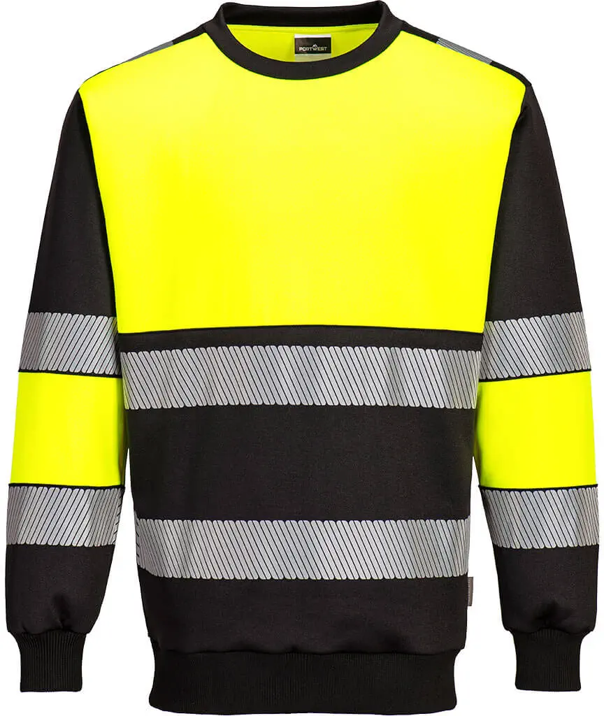 PORTWEST PW376 Warnschutz Sweatshirt Klasse 1