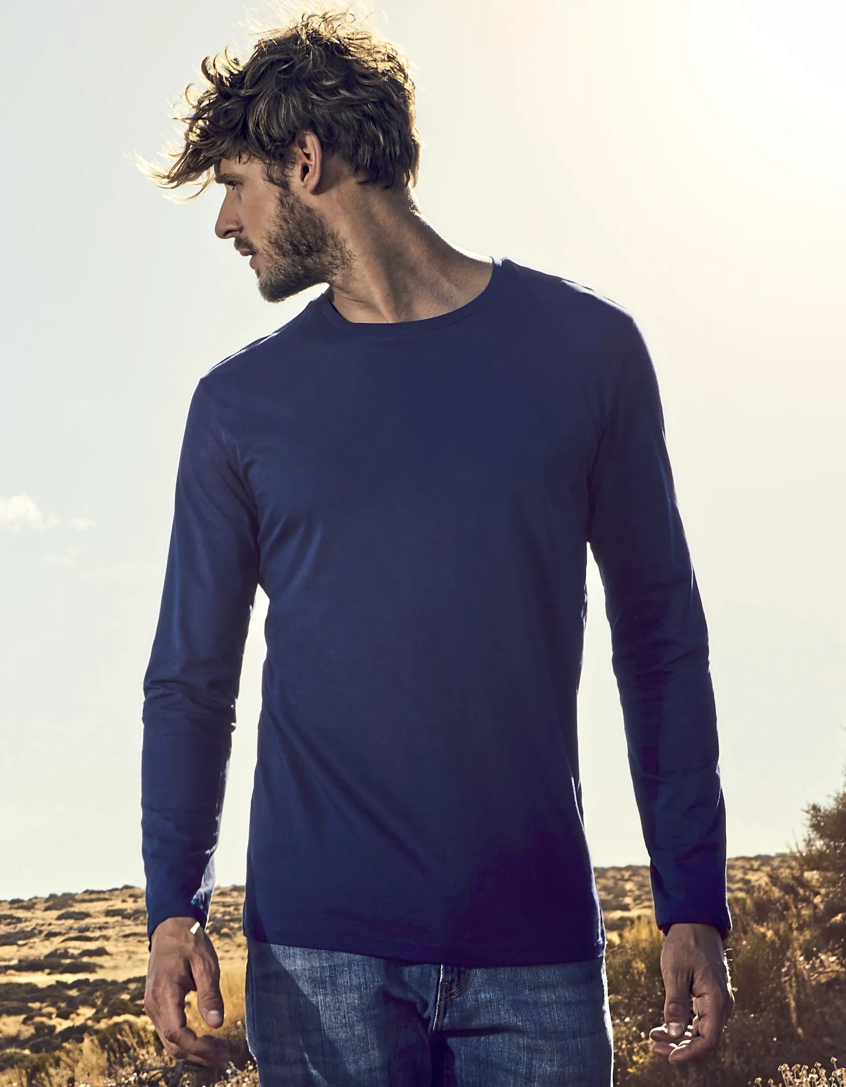 Promodoro X.O Men´s Roundneck T-Shirt Long Sleeve