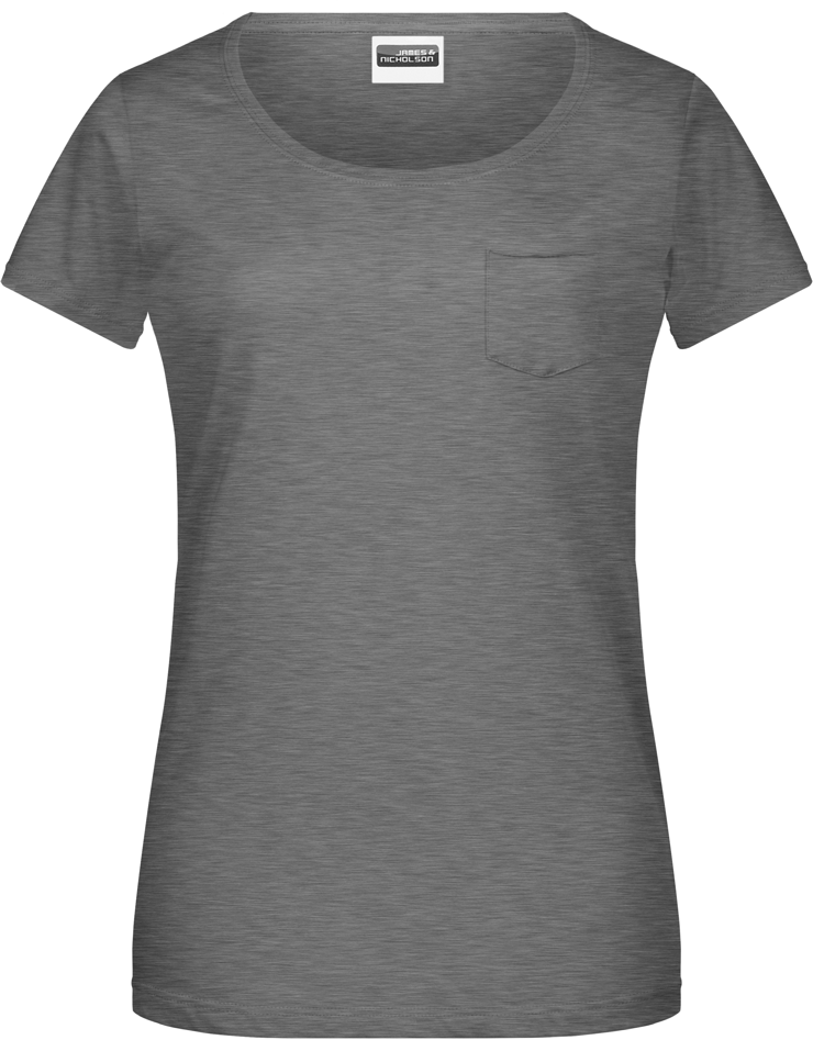 James & Nicholson Ladies-T Pocket