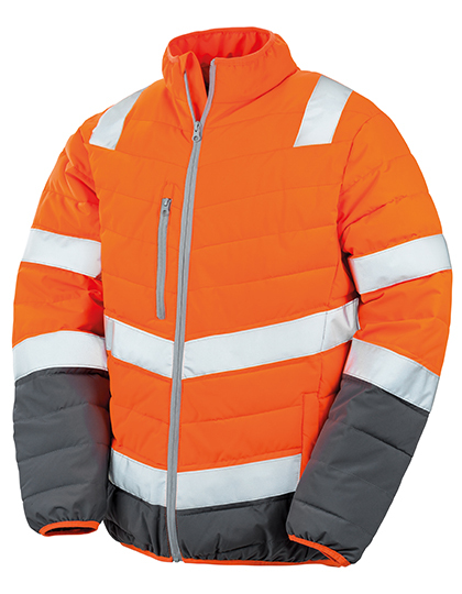 Result Men`s Soft Padded Safety Jacket