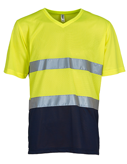 hi-vis yellow/navy