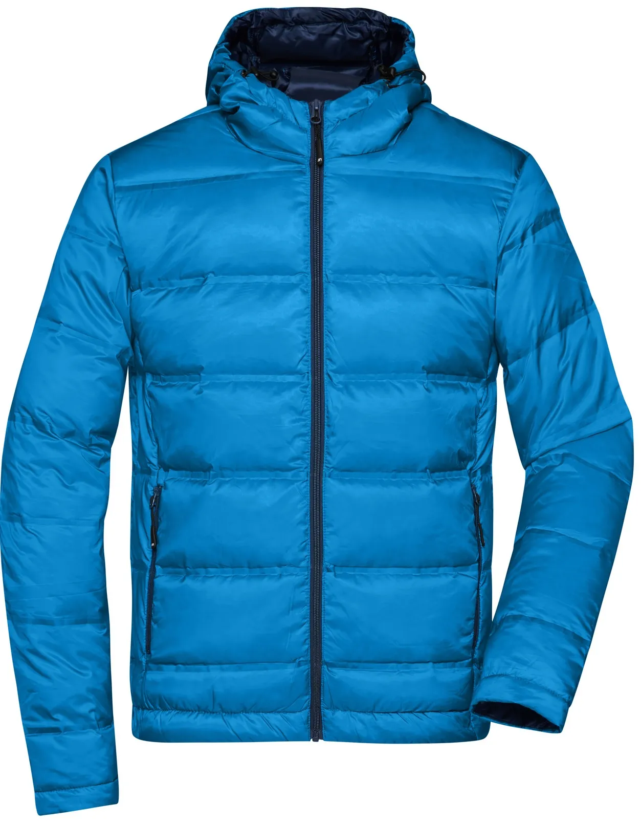 James & Nicholson Men's Hooded Down Jacket