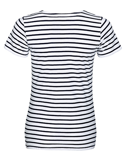 SOL'S Women's Round Neck Striped T-Shirt Miles