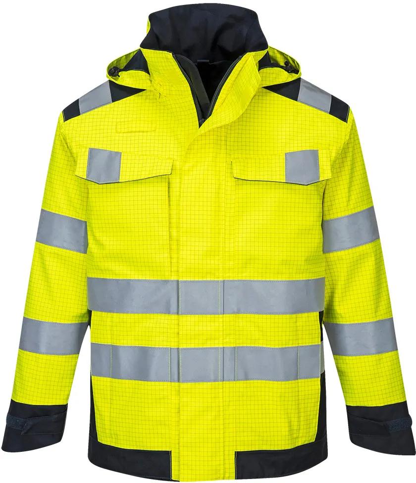 PORTWEST Multinorm Jacke mit Lichtbogen Schutz MV70