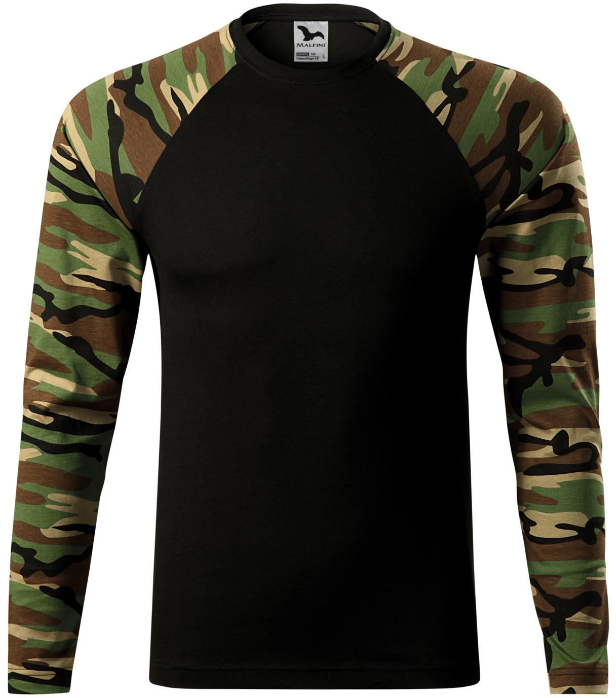 MALFINI T-Shirt Camouflage LS 166
