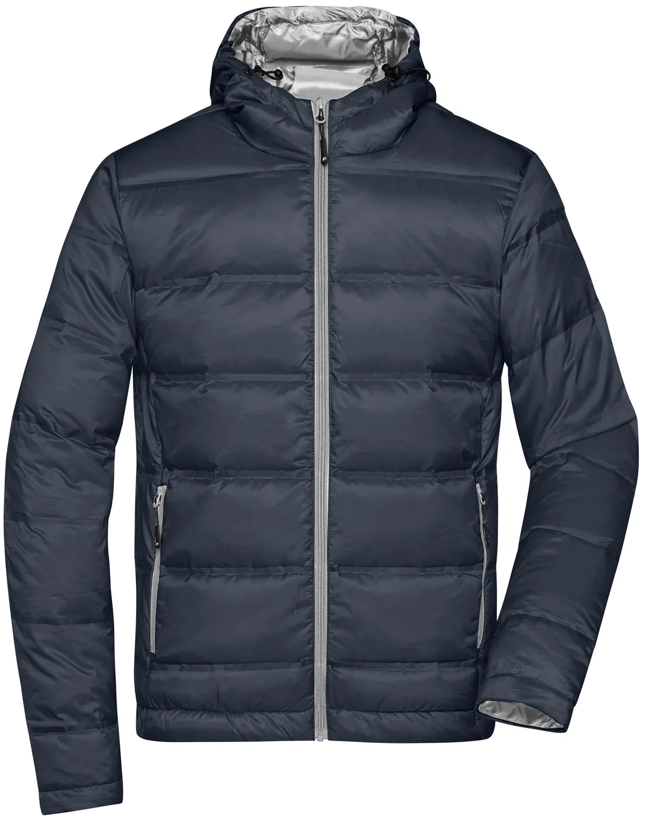 James & Nicholson Men's Hooded Down Jacket