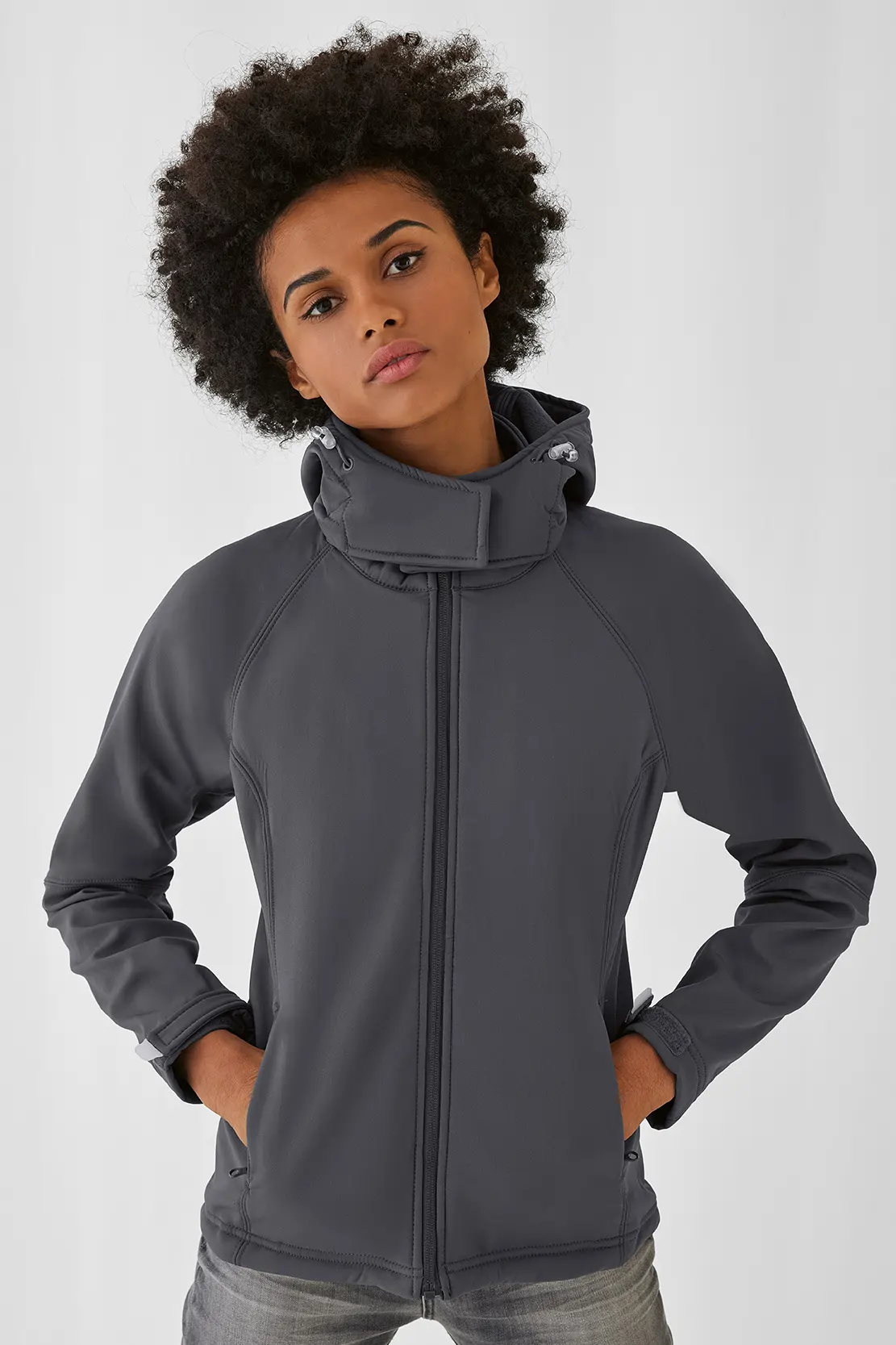 B&C Hooded Softshelljacke Women