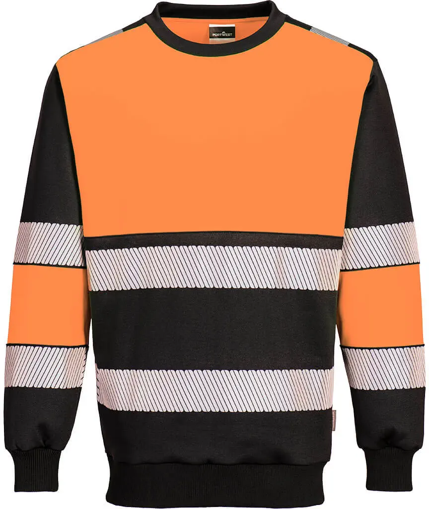 PORTWEST PW376 Warnschutz Sweatshirt Klasse 1