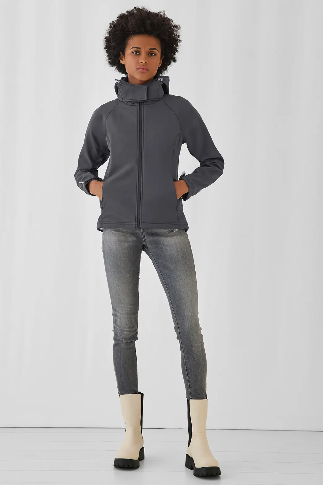 B&C Hooded Softshelljacke Women