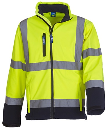 hi-vis yellow/navy