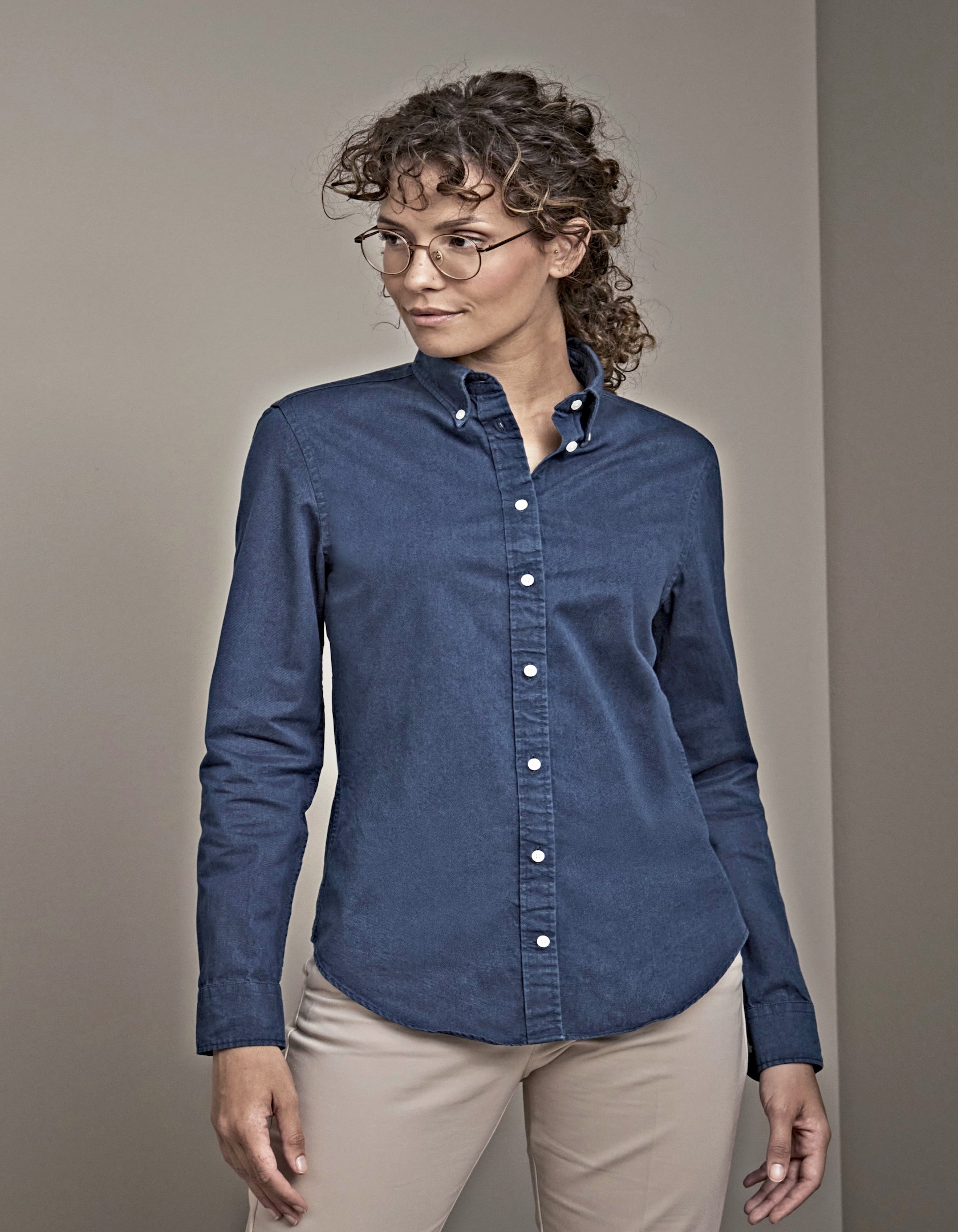 Tee Jays Women's Casual Twill Shirt