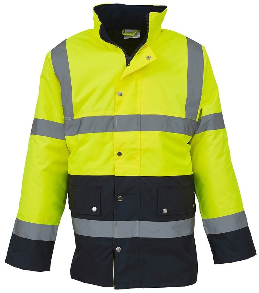 hi-vis yellow/navy