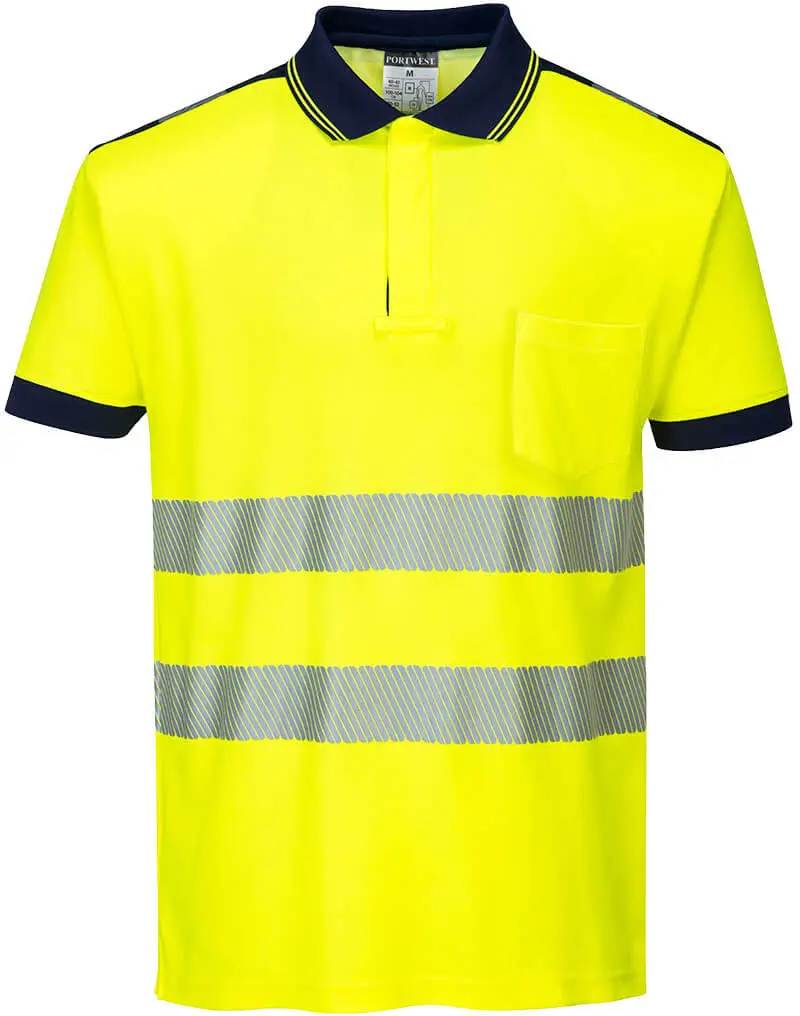 PORTWEST S479 Warnschutz Kontrast Poloshirt 