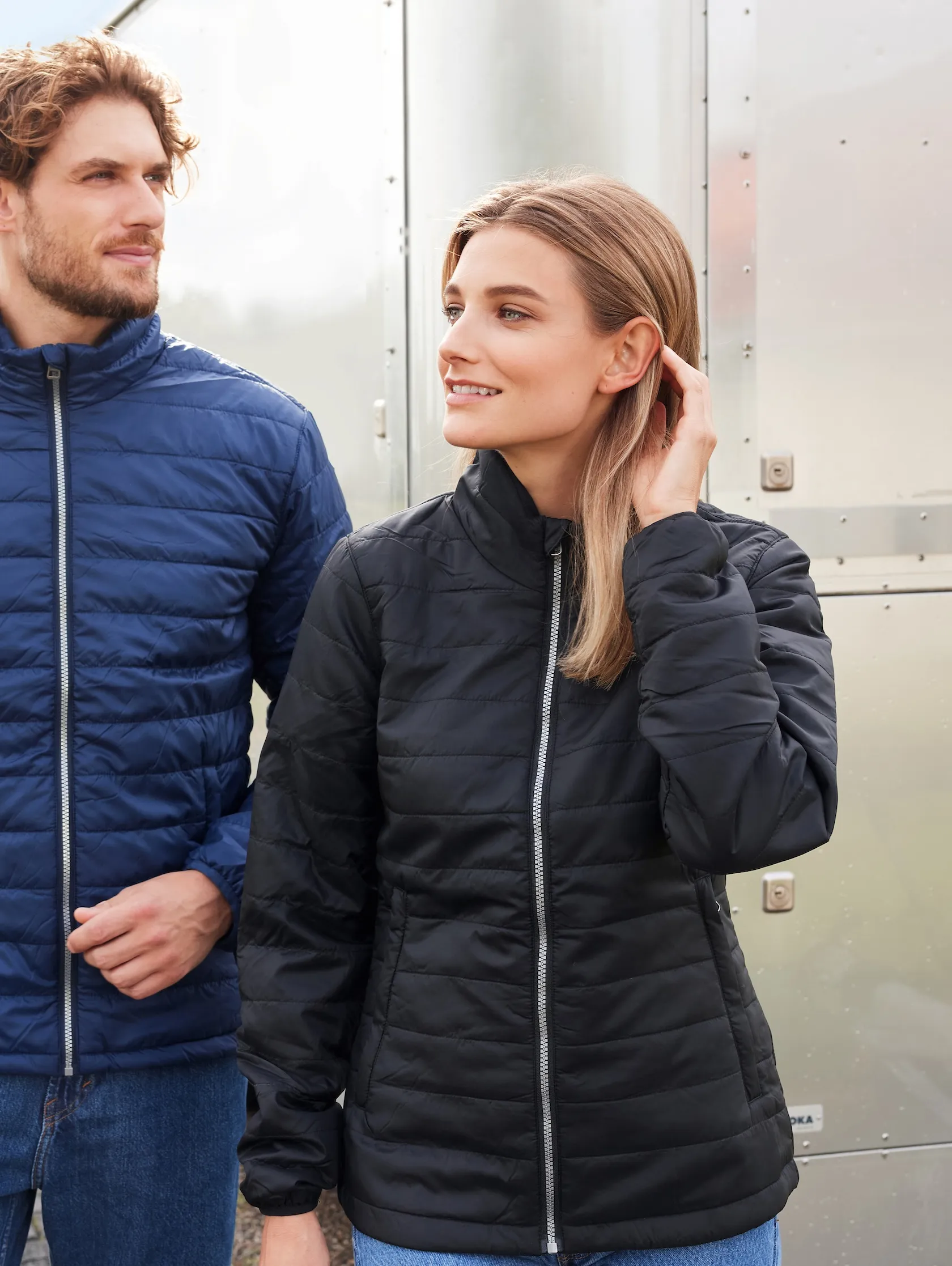 James & Nicholson Ladies Padded Jacket