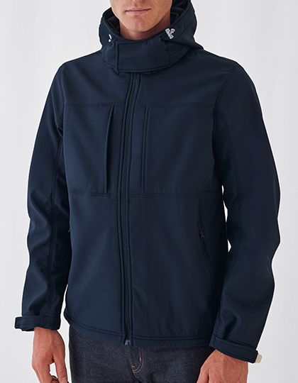 B&C Hooded Softshelljacke Men