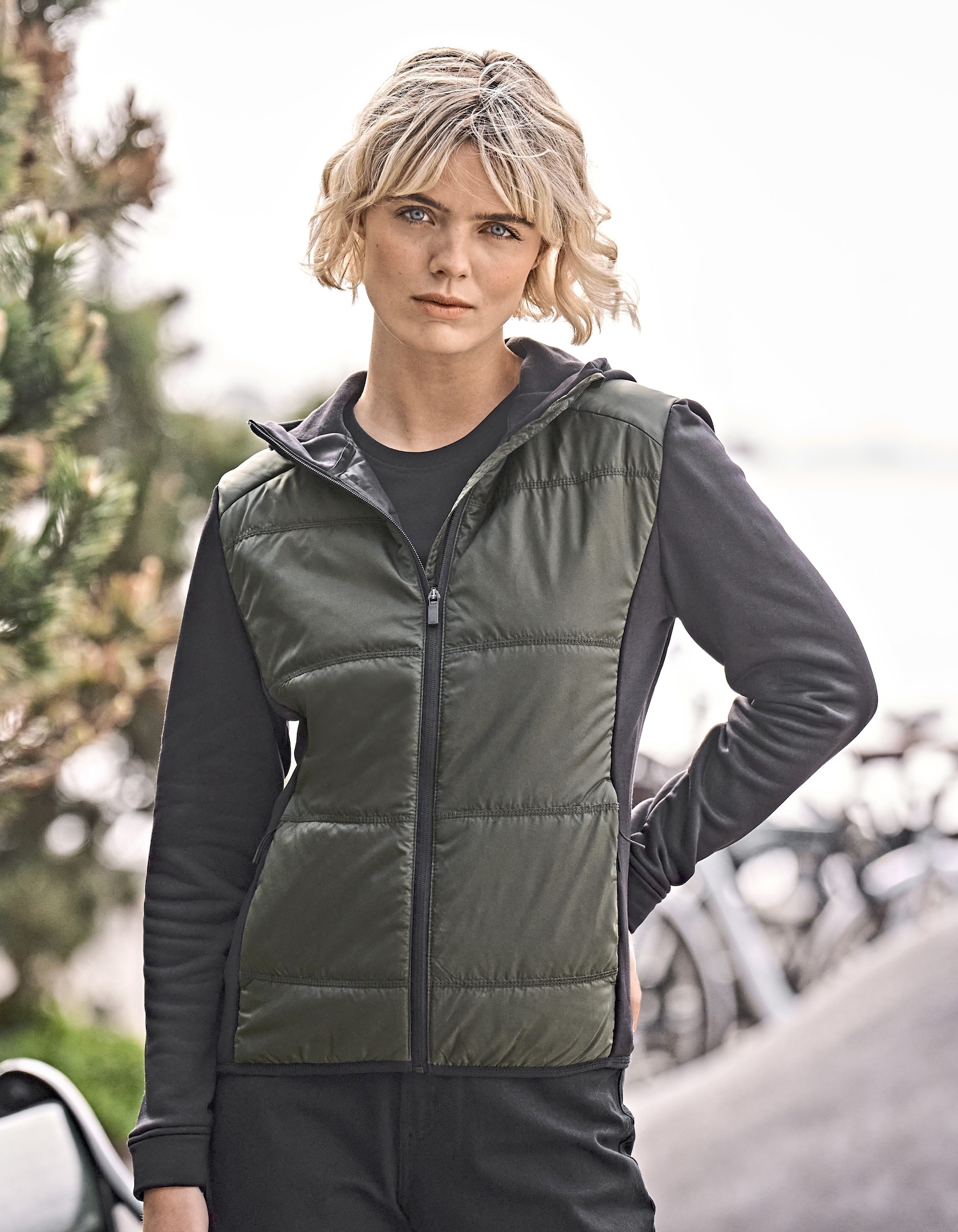 Tee Jays Women´s Hybrid-Stretch Hooded Jacket