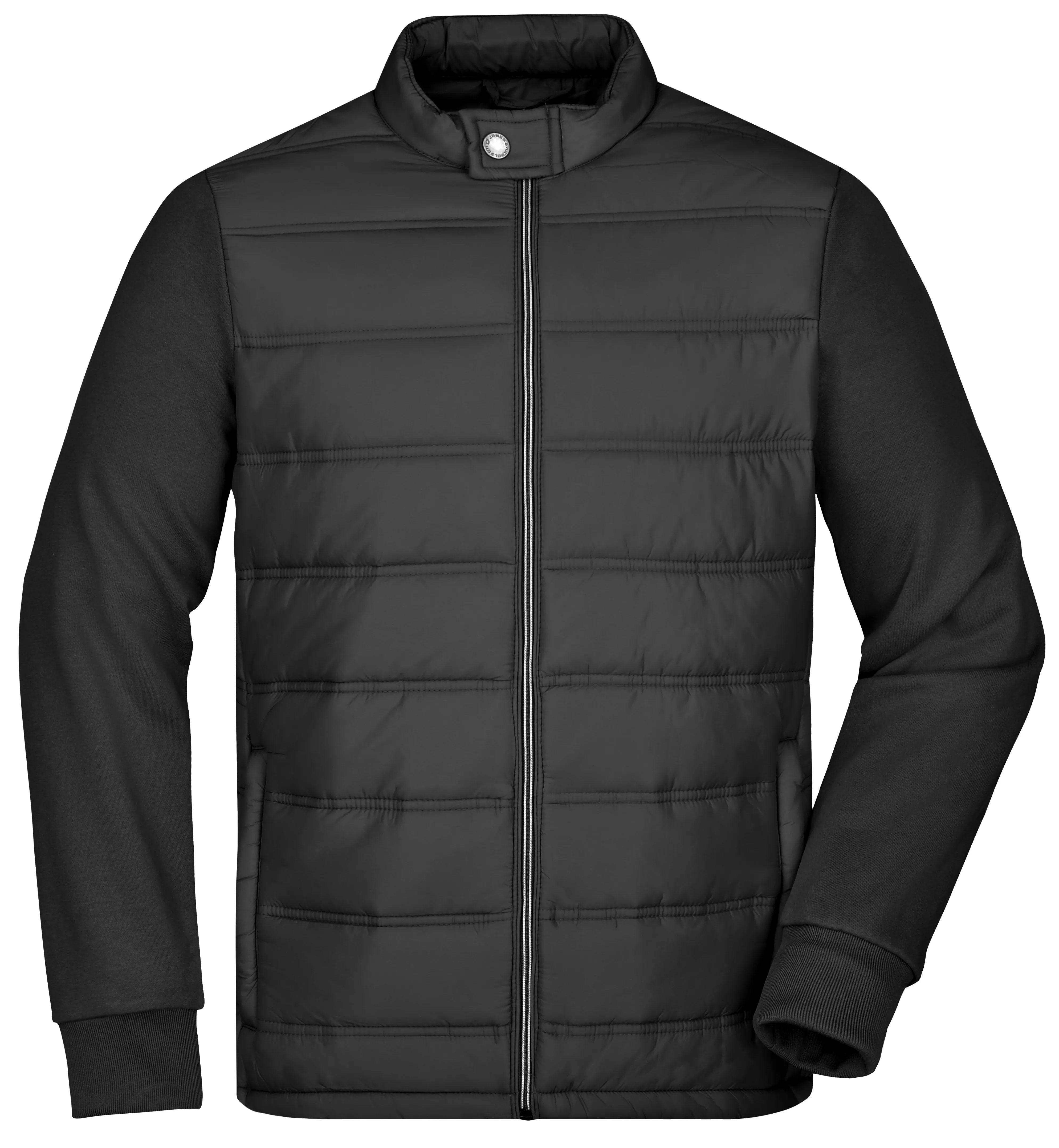 James & Nicholson Men's Hybrid Sweat Jacket