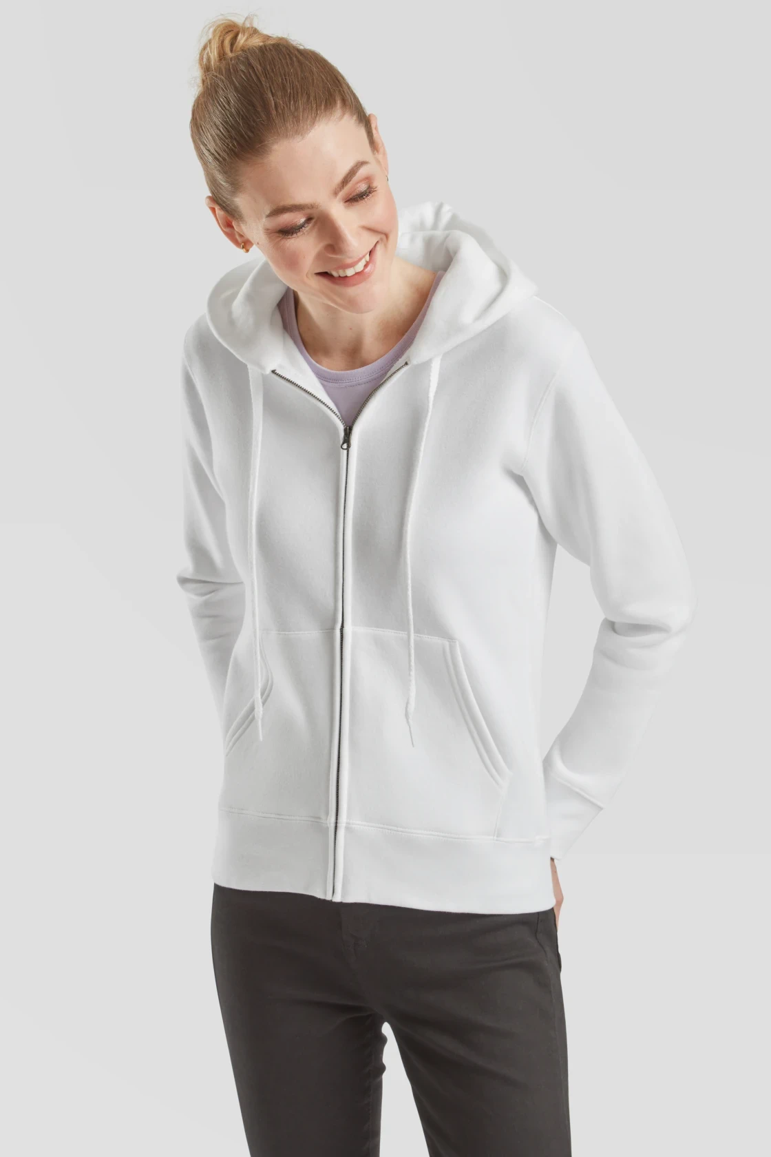 F.O.L. Ladies Premium Hooded Sweat Jacket