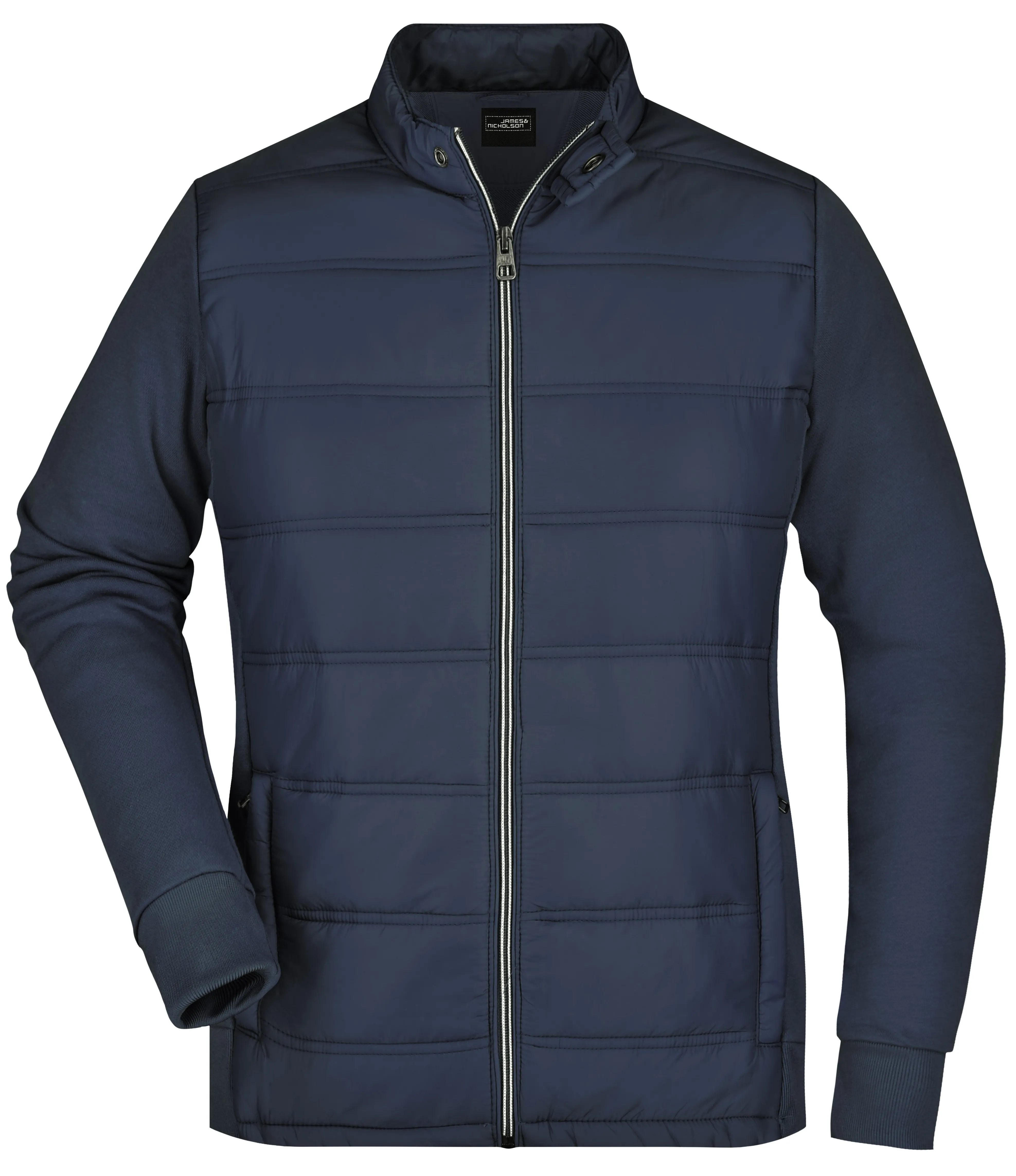 James & Nicholson Ladies Hybrid Sweat Jacket